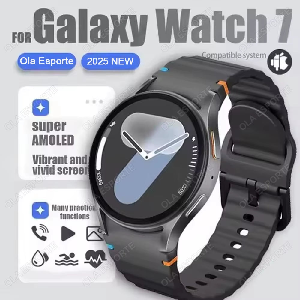2025 for Samsung Smartwatch Galaxy Watch 7 Series GPS Tracking NFC Smart Watches Health Monitoring BT Call Smart Watch Men Women