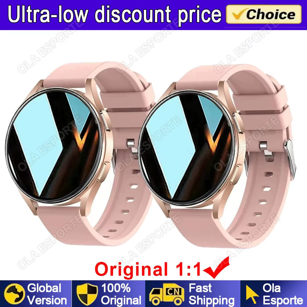 New for Samsung Watch 6 Galaxy Smart Watch 2024 BT Call Smartwatch Fitness Tracker Heart Rate Blood Oxygen Sleep Monitor Watches