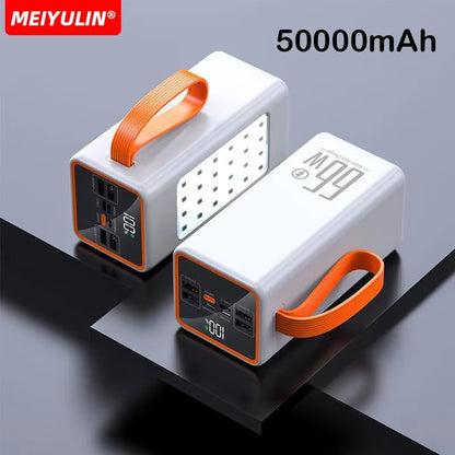 Powerful 70000Mah Power Bank 22.5W Fast Charging External Battery USB C PD20W Large Capacity Powerbank for Iphone Xiaomi Samsung