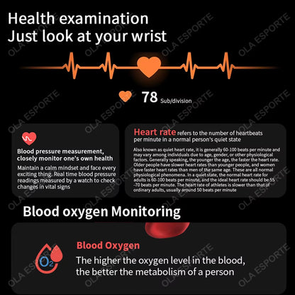 2025 for Samsung Smartwatch Galaxy Watch 7 Series GPS Tracking NFC Smart Watches Health Monitoring BT Call Smart Watch Men Women