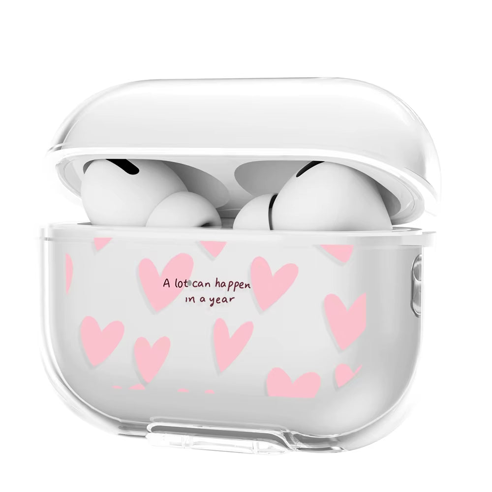 Cartoon Silicone Case for Airpods Pro 2 Case Transparent TPU Headphone Accessories Airpods 1 2 3 Protective Earphone Cover