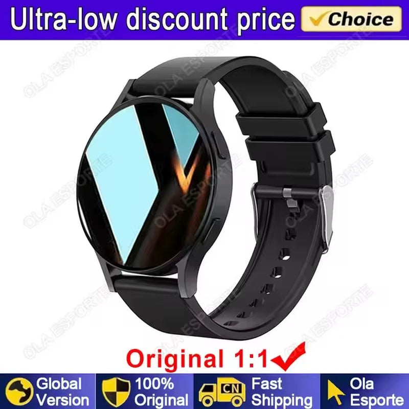 Watch 6 Business Smartwatch Men 1.32 Inch 128*160 Bluetooth Call Health Monitoring Alarm Clock Fashion Watch Women Multifunction