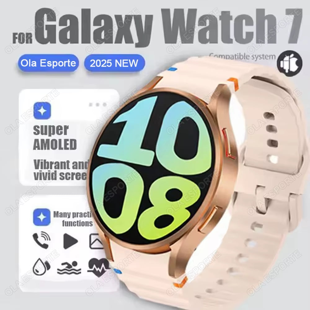 2025 for Samsung Smartwatch Galaxy Watch 7 Series GPS Tracking NFC Smart Watches Health Monitoring BT Call Smart Watch Men Women